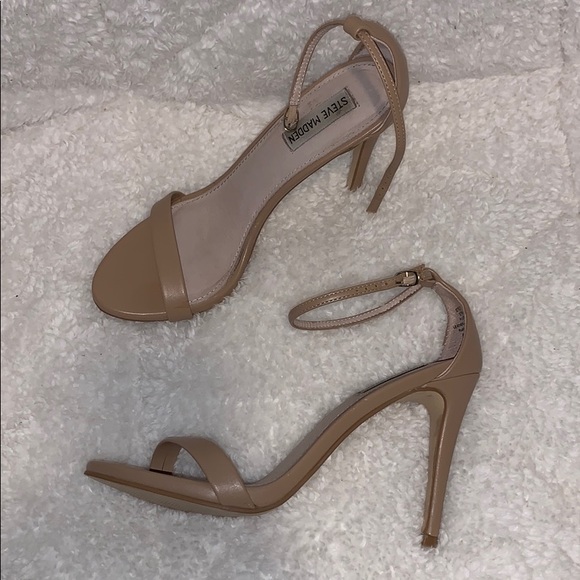 STEVE MADDEN Natural Leather STECY Heels - Picture 2 of 3